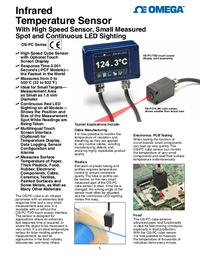 Thumbnail of document Data Sheet - OS-PC16 High Speed IR Sensor w/Small Measured Spot